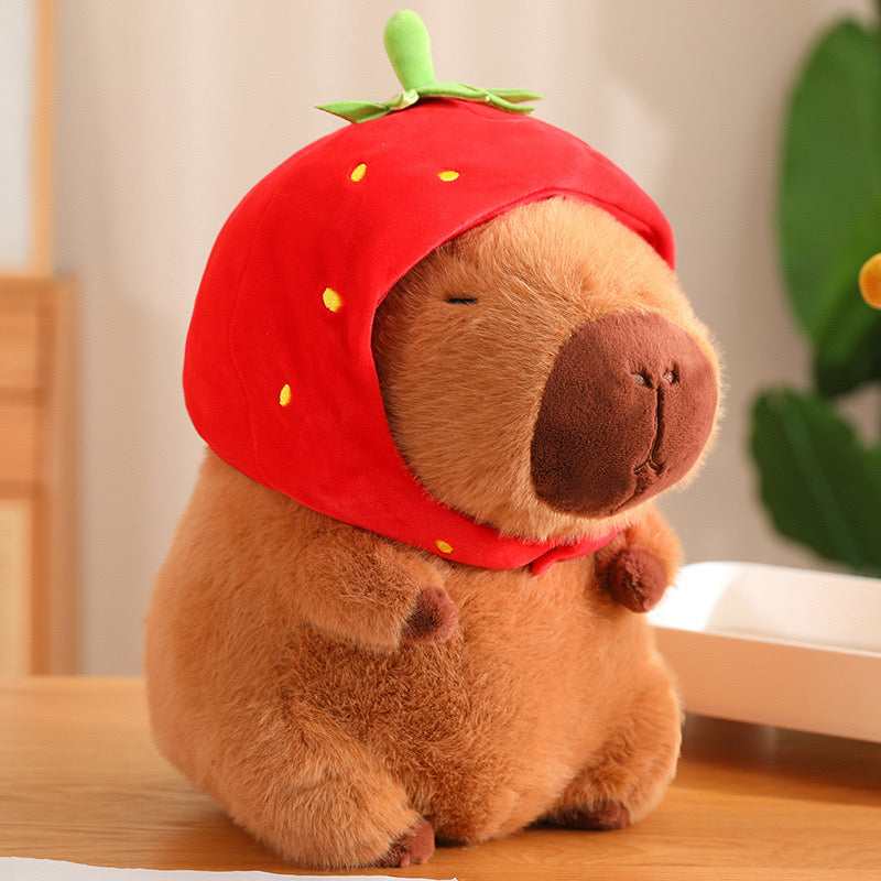 【Ahhkawaii】Adorable Internet-Famous Capybara Plush Toy Stuffed Animal Pillow