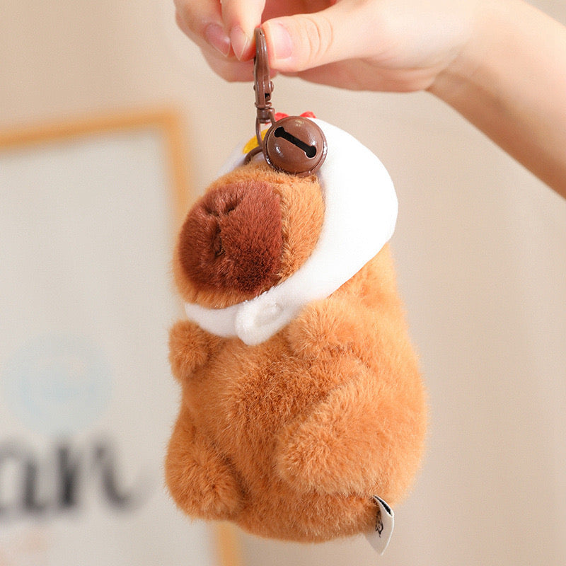 【Ahhkawaii】Capybara Plush Toy Cute Backpack Keychain Gift
