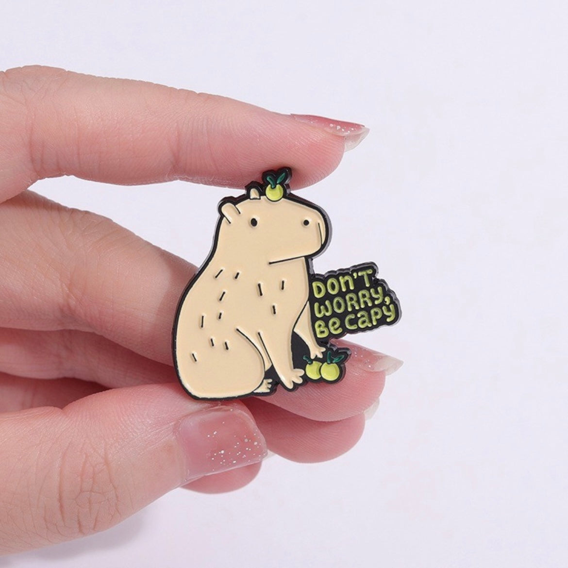 Capybara Alloy Clothing Bag Accessory Brooch
