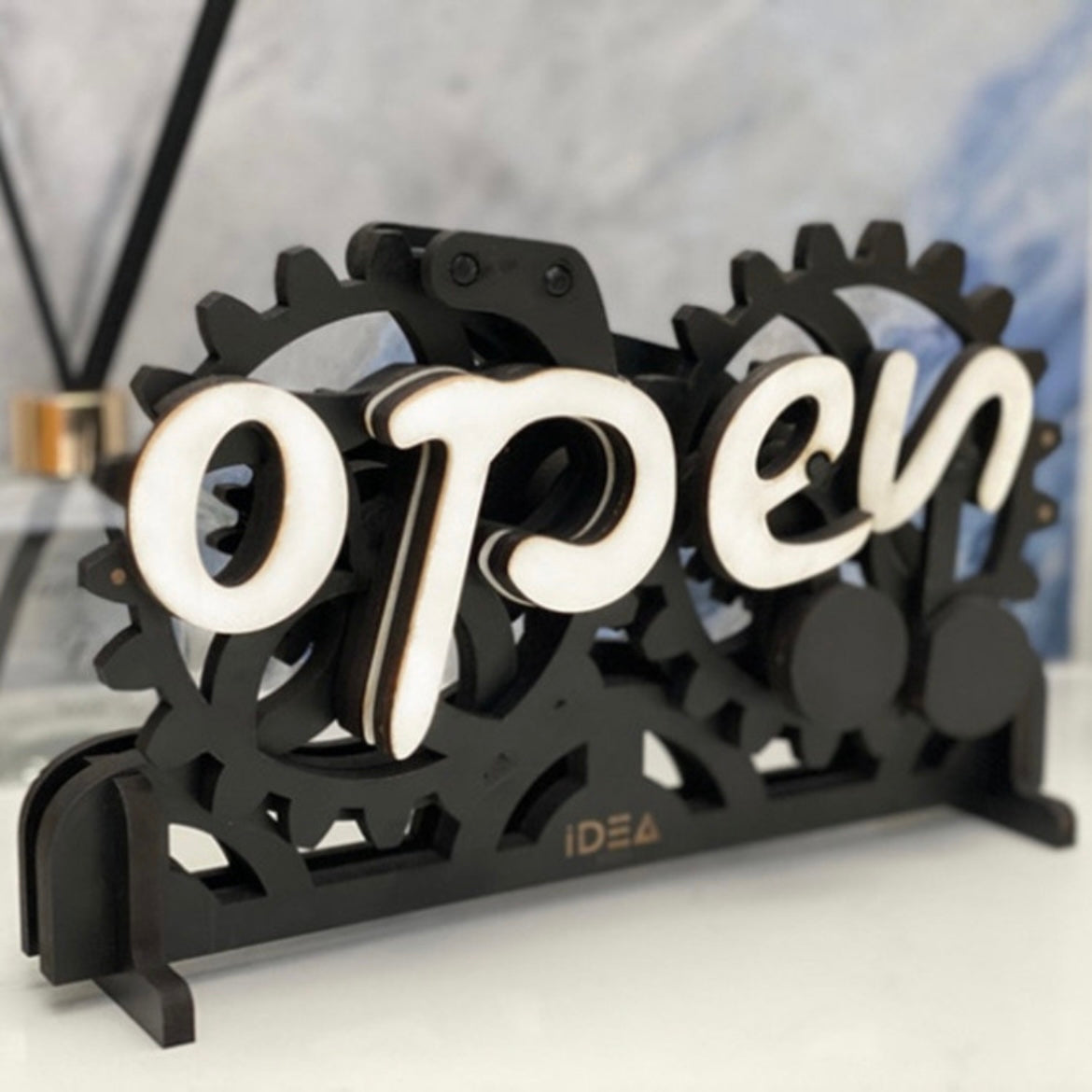 2024 New Plastic Creative Open and Closed Switch Decorative Ornament