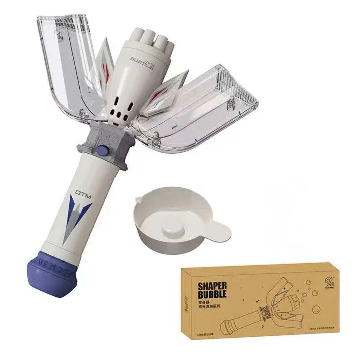 2024 New Superhero Music Cool Transformation Bubble Wand Toy