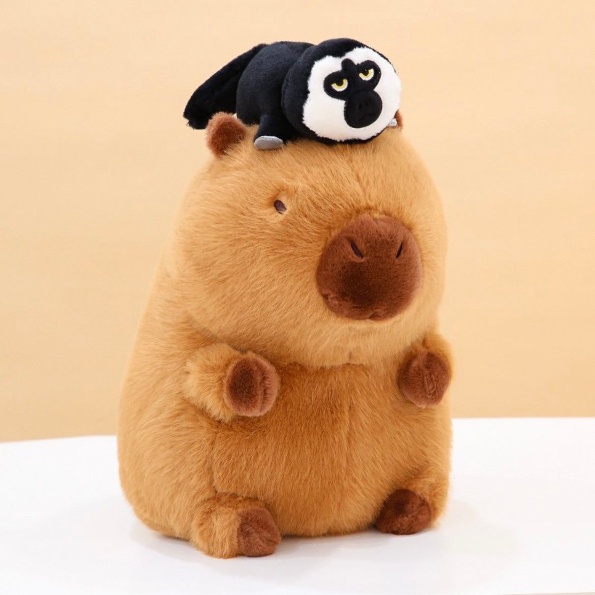New White-Faced Saki Monkey Capybara Cute Creative Plush Toy