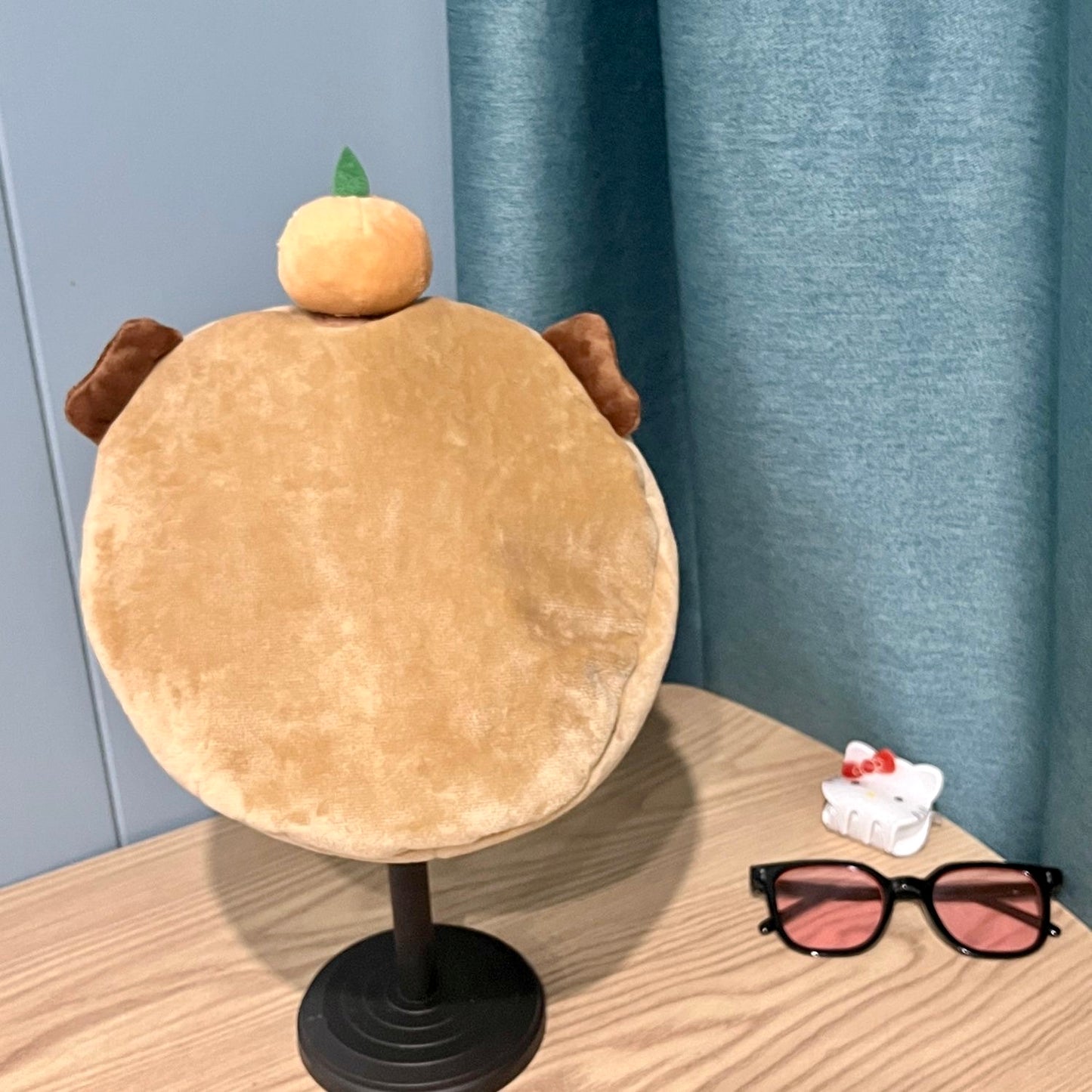 【Ahhkawaii】2023 New Capybara Cute and Warm Windproof Plush Beret Scarf