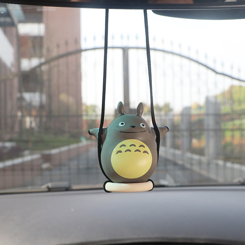 【Ahhkawaii】Totoro Car Rearview Mirror Car Swing Ornament Decoration