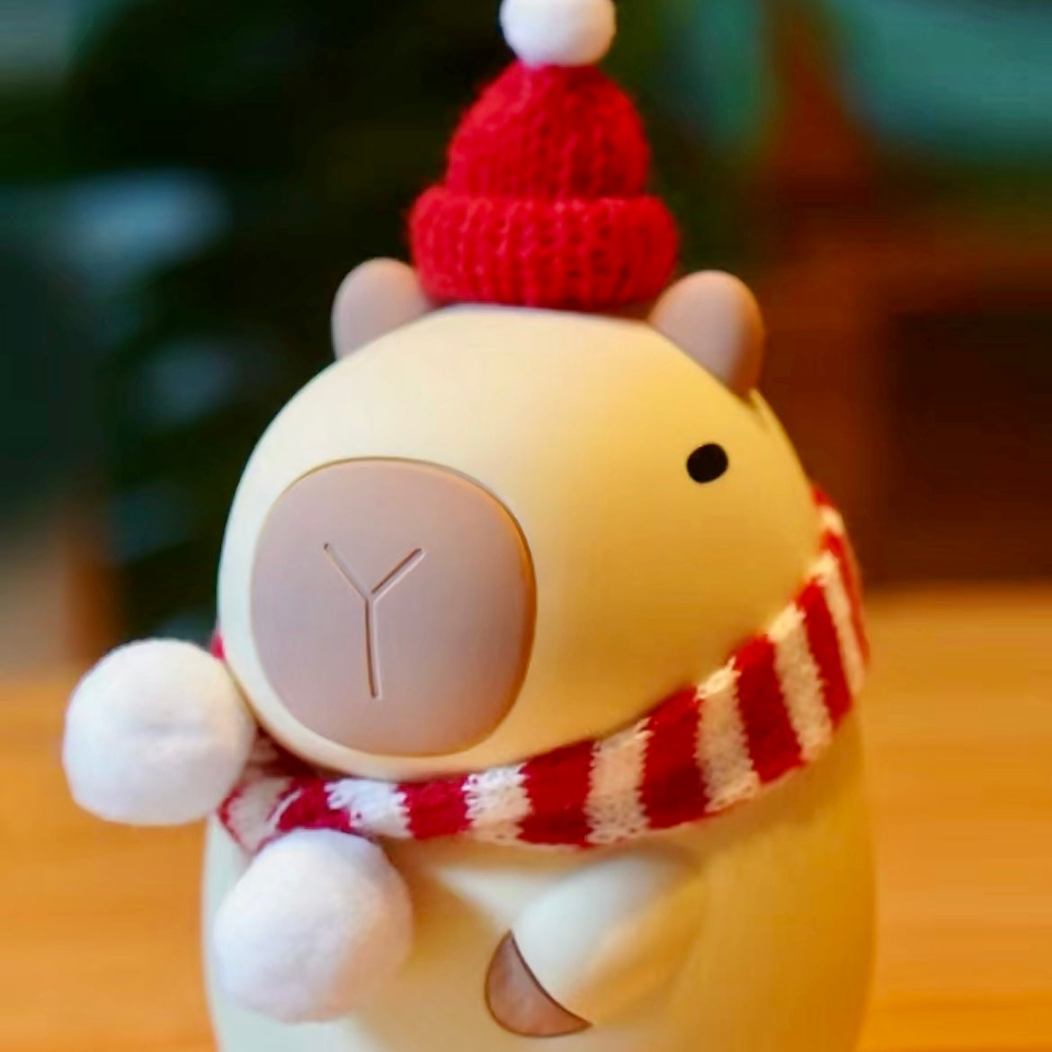 【Ahhkawaii】2023 New Capybara Silicone Soft Ambient Bedroom Night Light