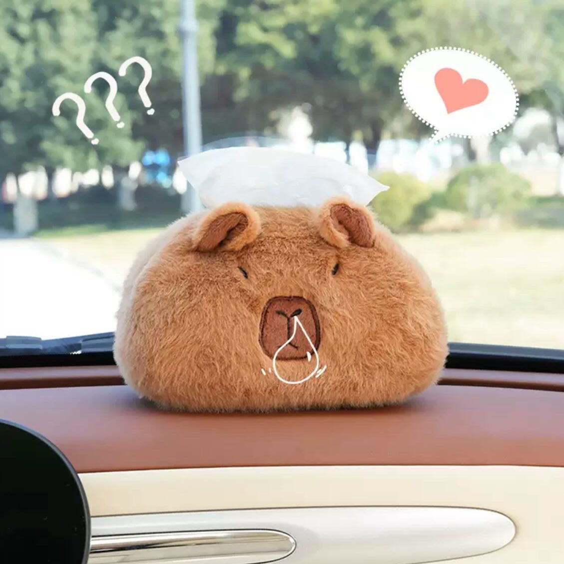 New Multi-functional Capybara Cartoon Tissue Box