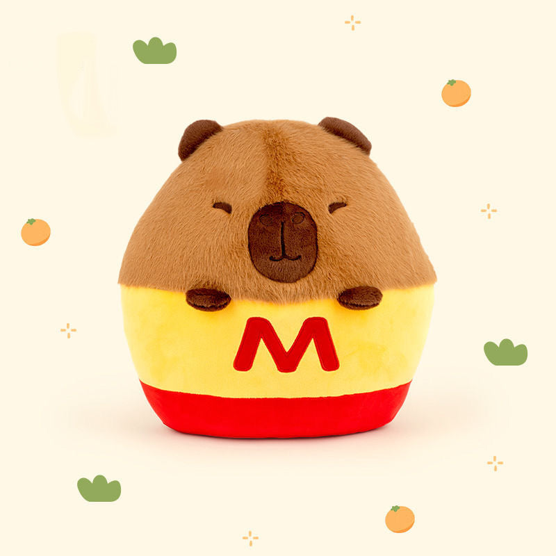 French Fries Capybara Plush Toy