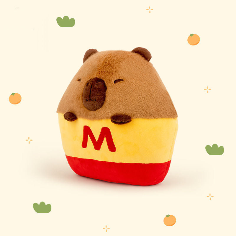 French Fries Capybara Plush Toy