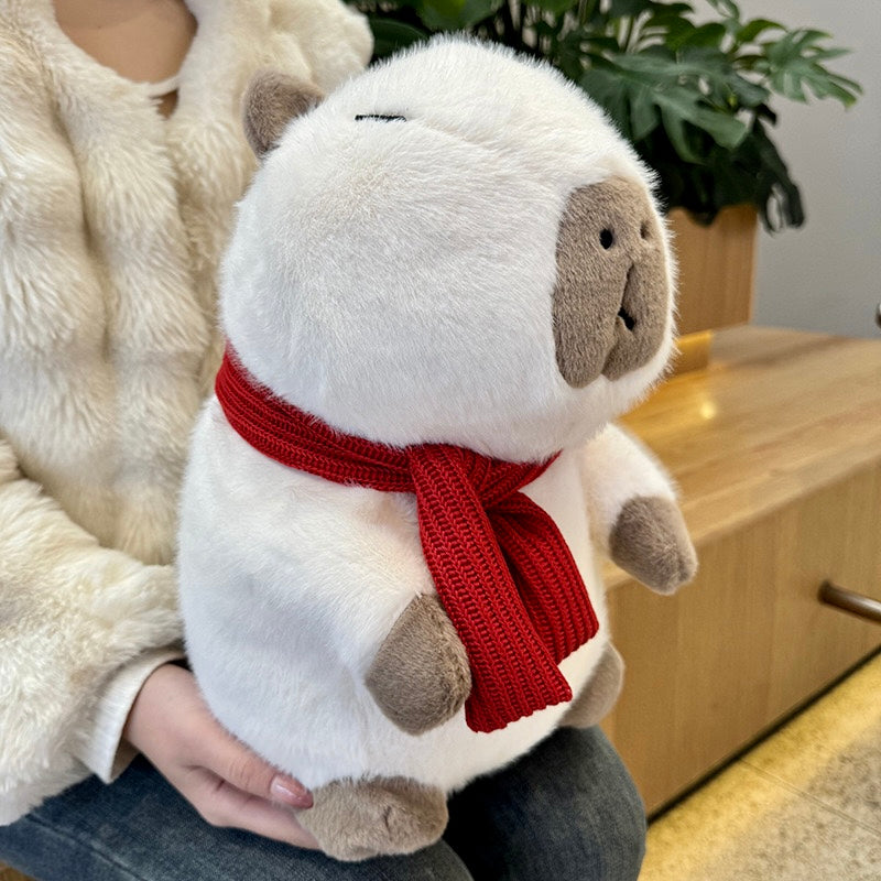 Gentleman Scarf Capybara Plush Toy Gift