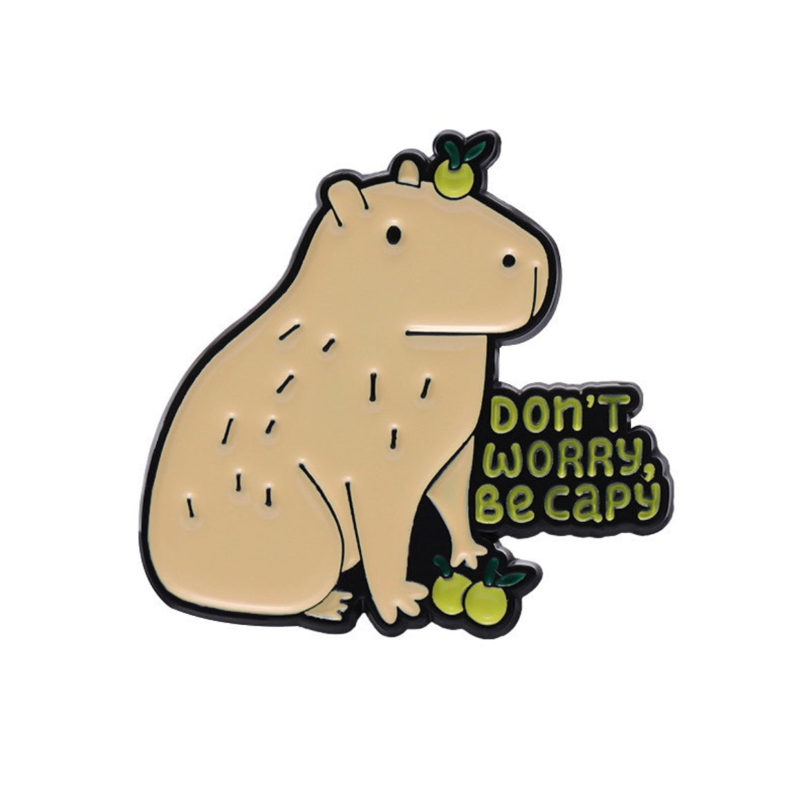 Capybara Alloy Clothing Bag Accessory Brooch