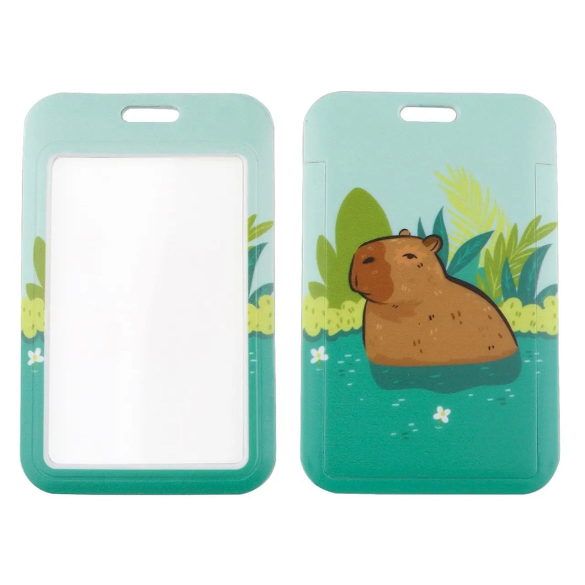 New Cute Capybara Lanyard Card Holder