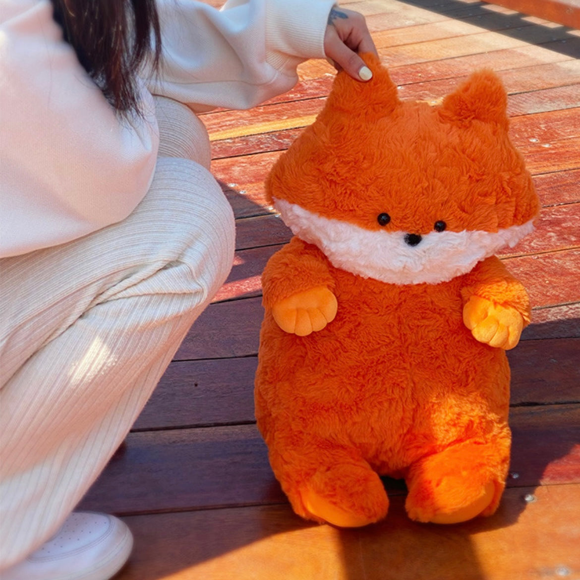 2024 New Whimsical Little Fox Plush Toy