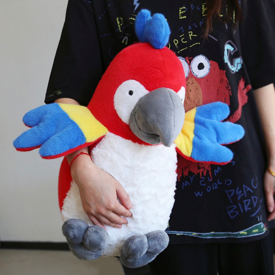 Creative and Quirky Kong Parrot Plush Toy