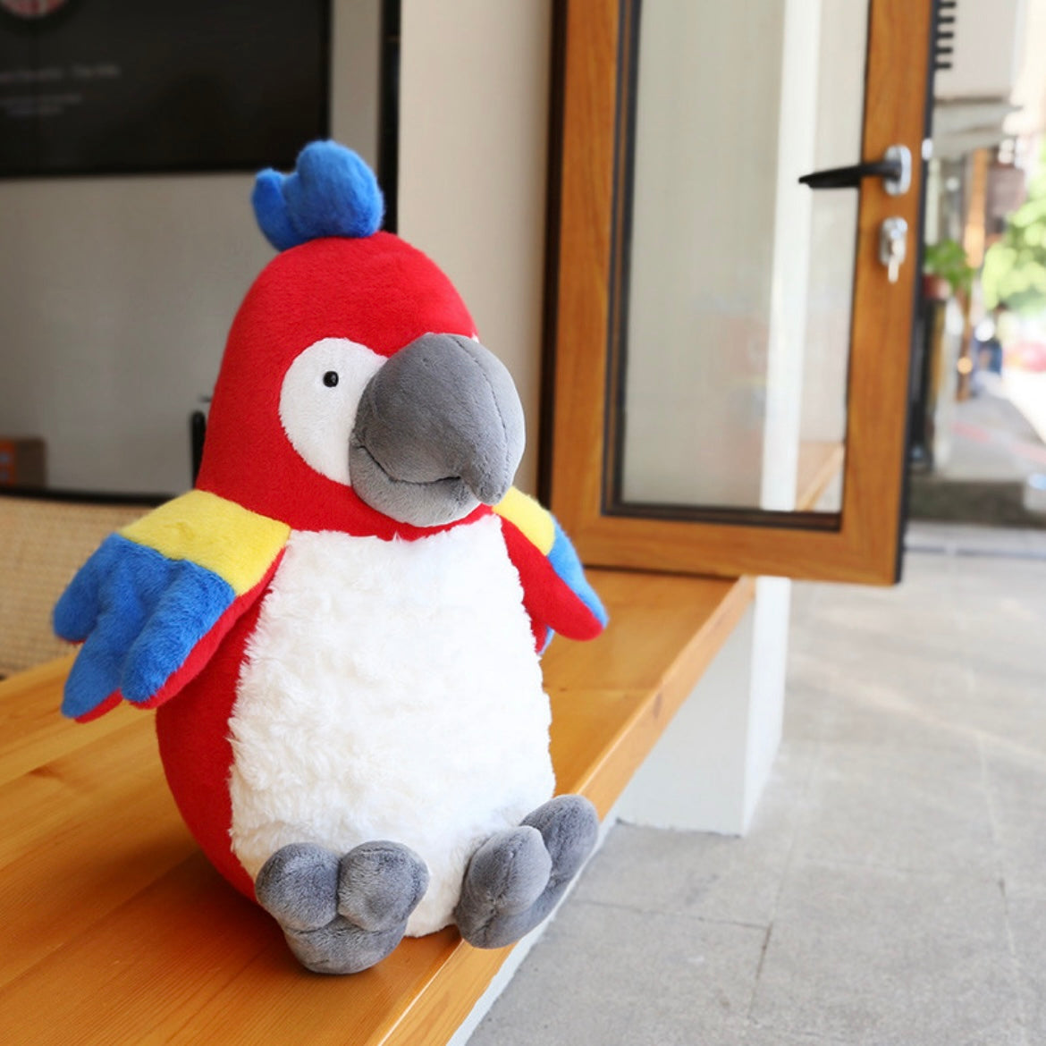 Creative and Quirky Kong Parrot Plush Toy