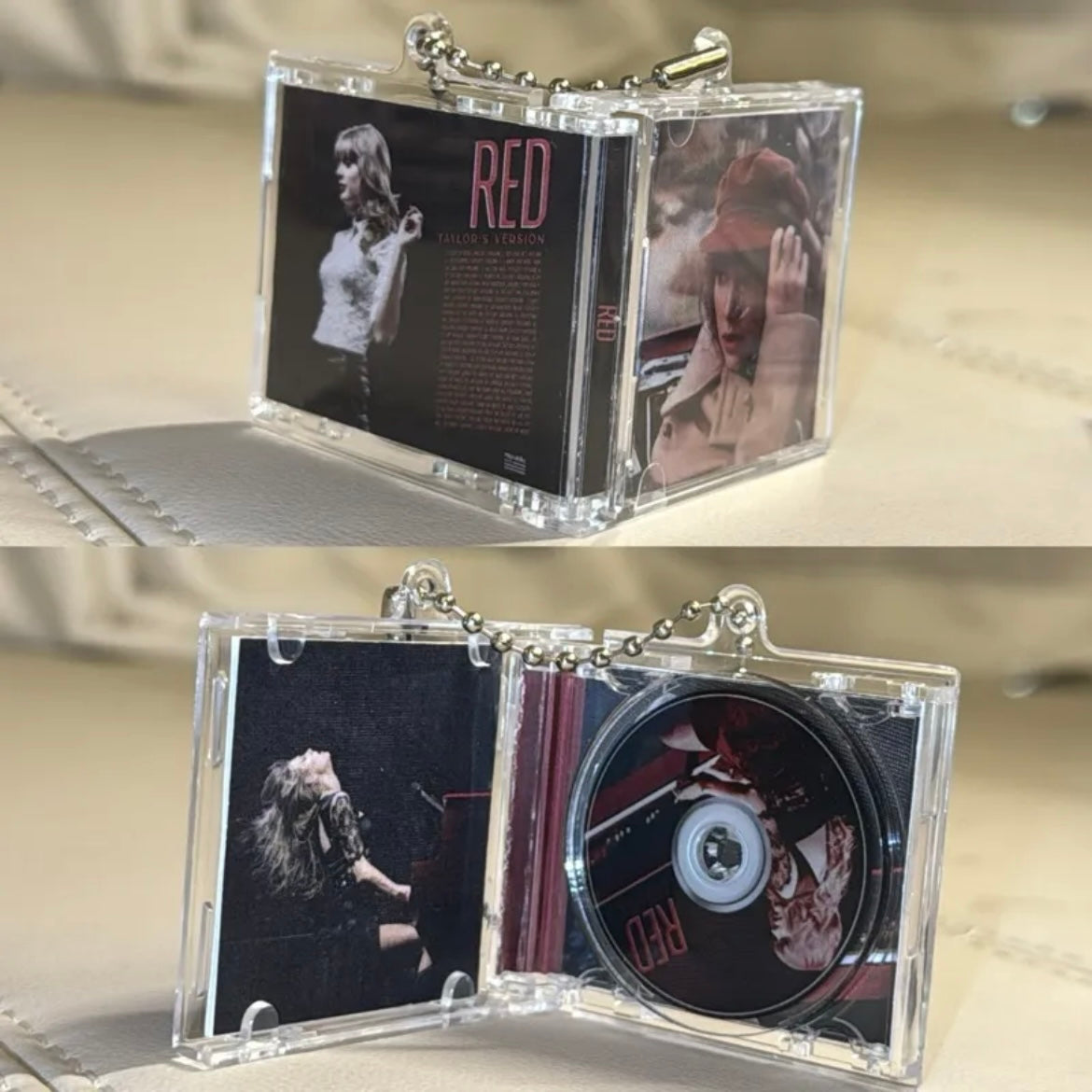 Creative Taylor DIY Mini NFC Album Keychain CD Pendant