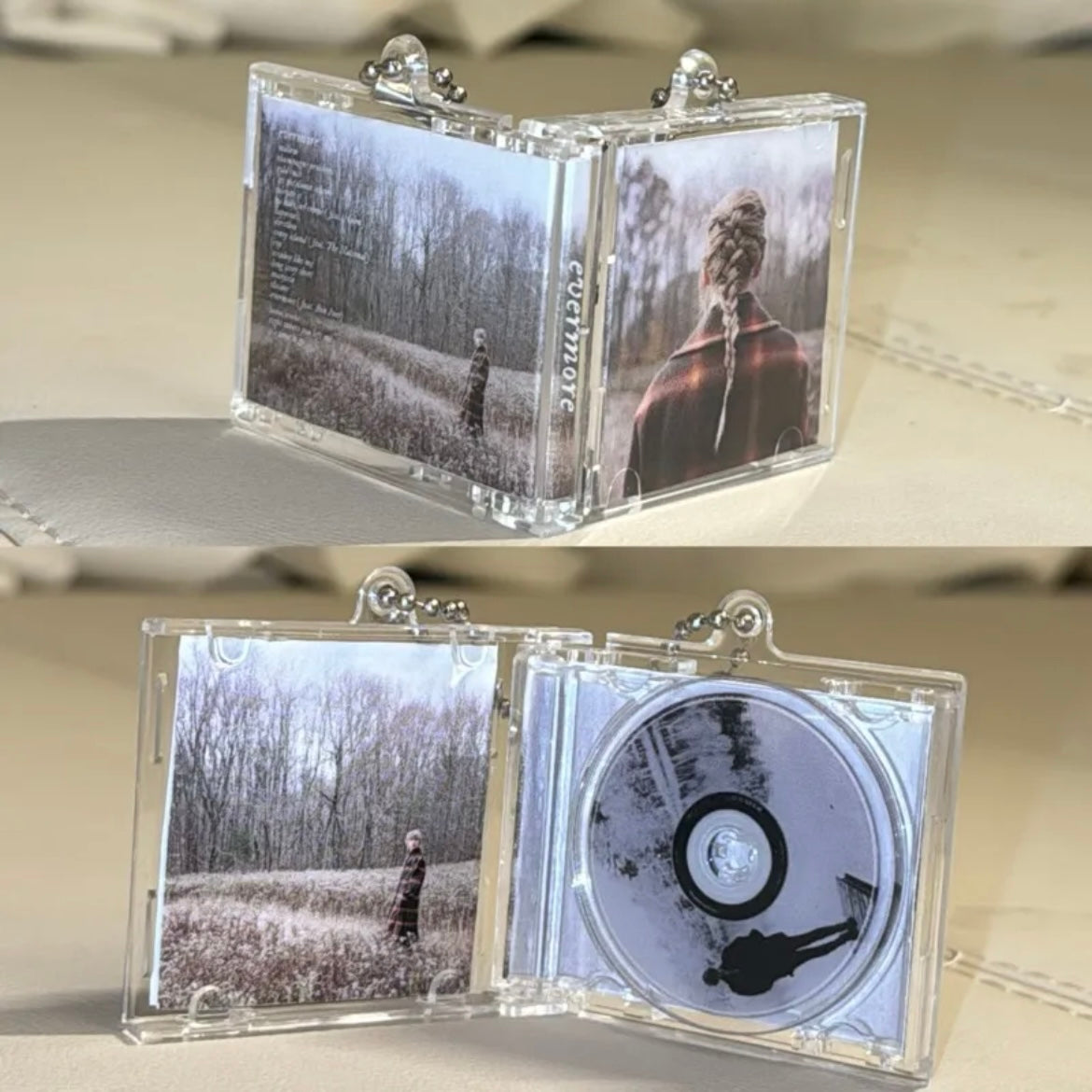 Creative Taylor DIY Mini NFC Album Keychain CD Pendant