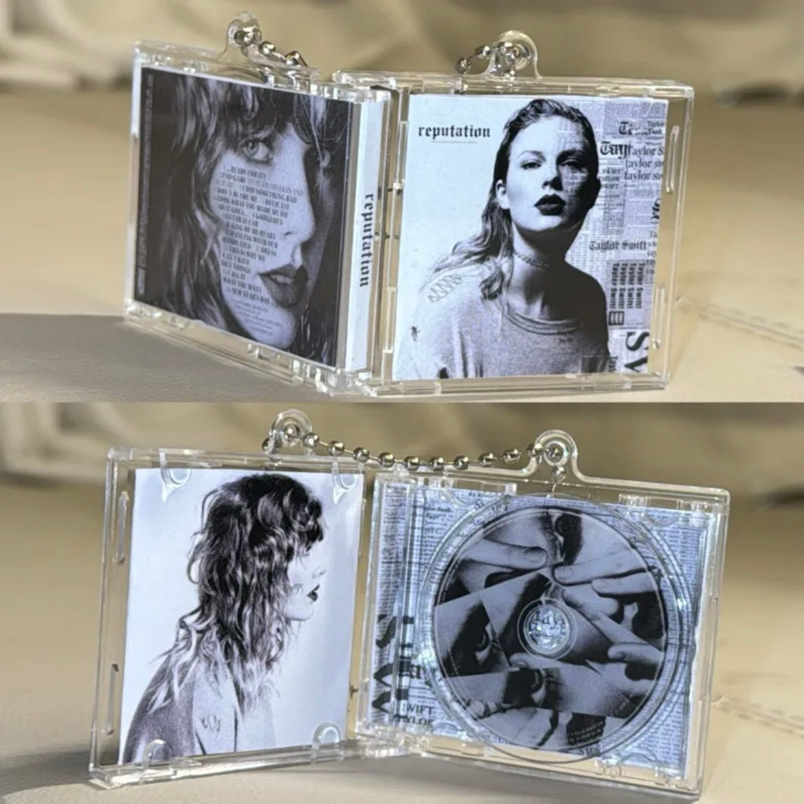 Creative Taylor DIY Mini NFC Album Keychain CD Pendant – Ahhkawaii