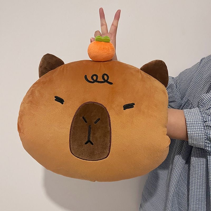 【Ahhkawaii】2023 New Capybara Plush Hand Warmer Toy Pillow - a Gift for Girls