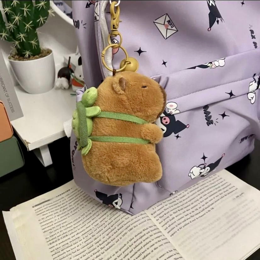 【Ahhkawaii】Capybara Plush Toy Cute Backpack Keychain Gift