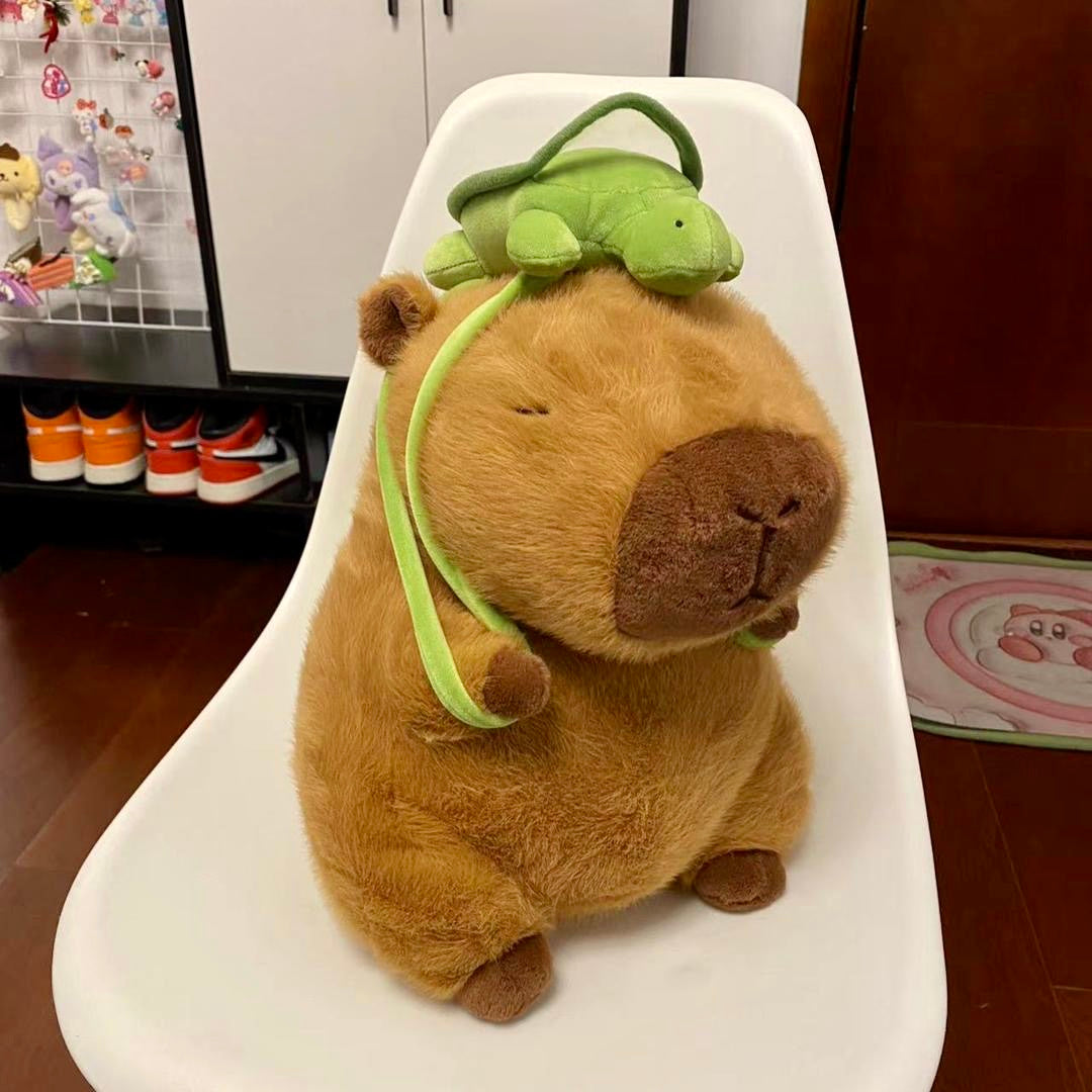 【Ahhkawaii】Adorable Internet-Famous Capybara Plush Toy Stuffed Animal Pillow