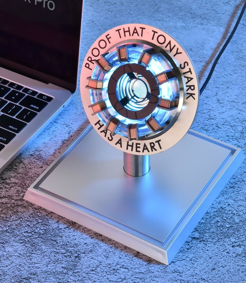 【Ahhkawaii】Reactor Technology-Inspired Steel Heart Collectible Alloy Model, Ideal for Boys, Toy and Gift with a High-Tech Vibe