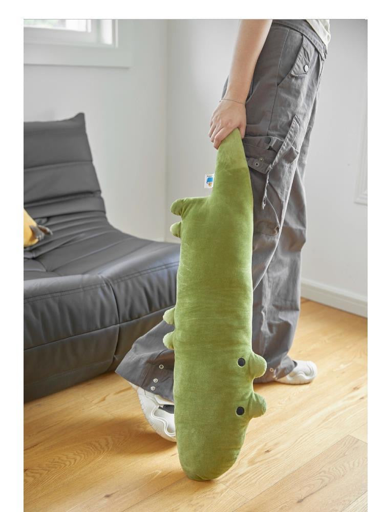 【Ahhkawaii】2023 New Cute and Creative Capybara & Crocodile Plush Pillow Backrest – the Perfect Couple's Gift