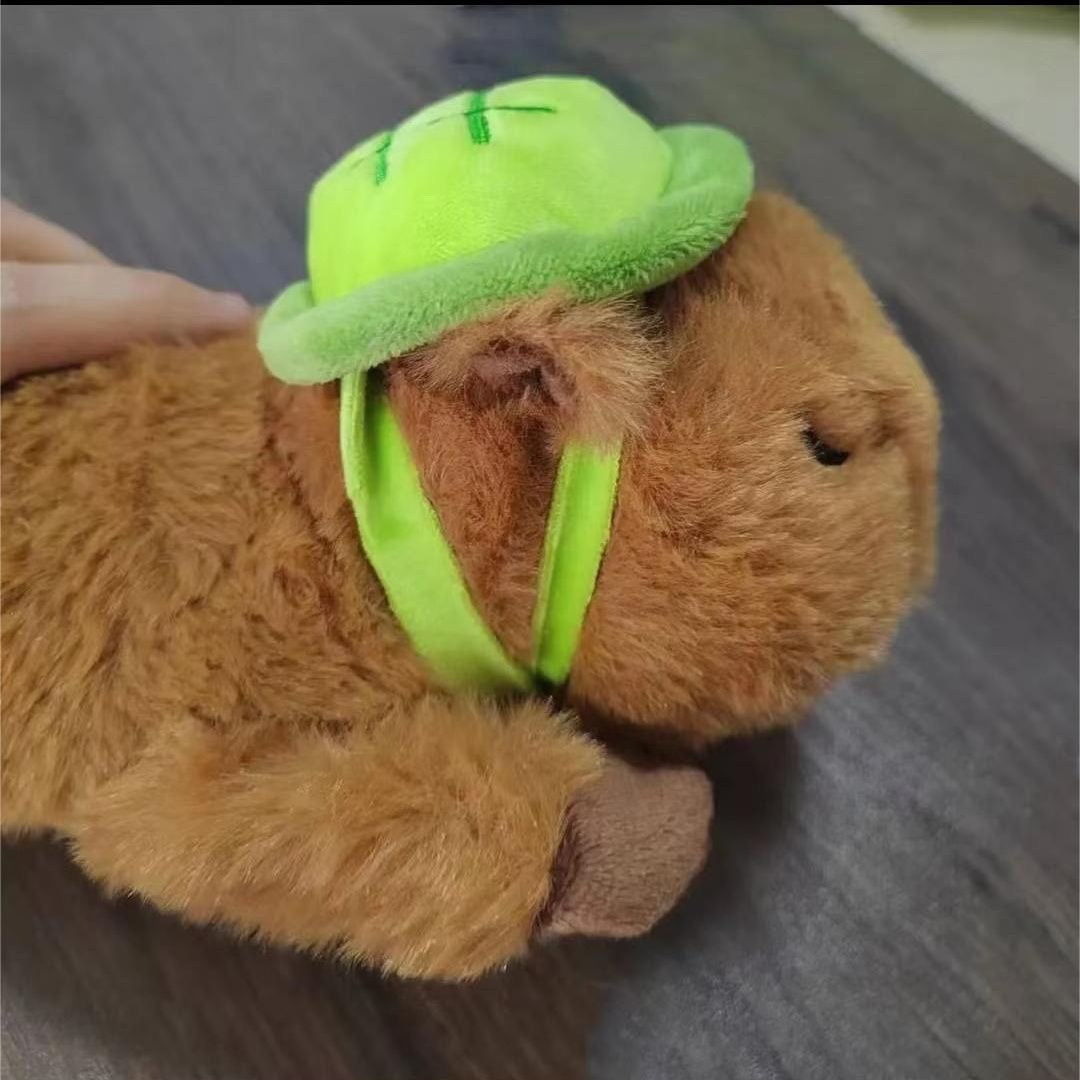 【Ahhkawaii】Hugging Wrist Capybara Plush Toy with Patting Hoop