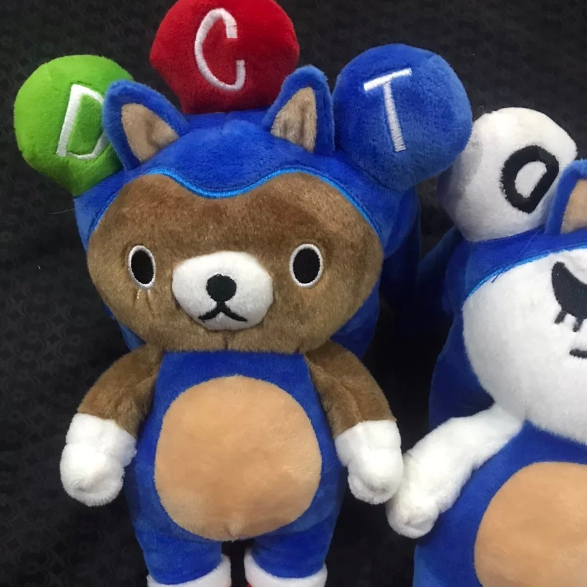 Dreams Come True DCT Bear & Sonic Plush Toy Set – 2pcs, Anime Merchandise