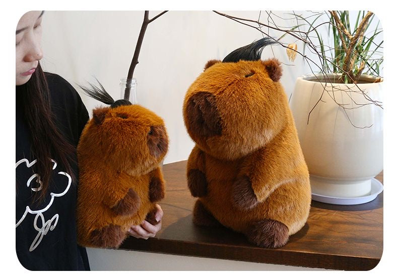【Ahhkawaii】2023 New Capybara Cute and Quirky Plush Toy, Pillow, and Cushion – the Perfect Gift for Cuddly Companionship