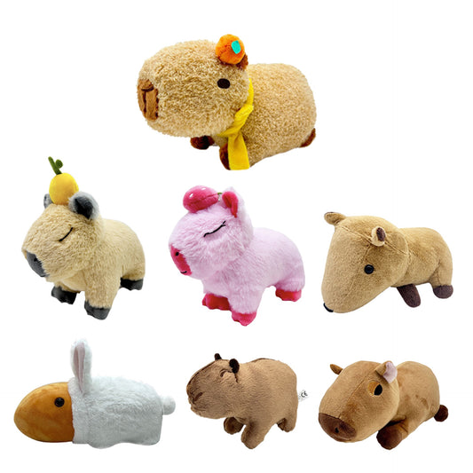 【Ahhkawaii】2023 New Capybara Rodent Plush Life Simulator Stuffed Toy