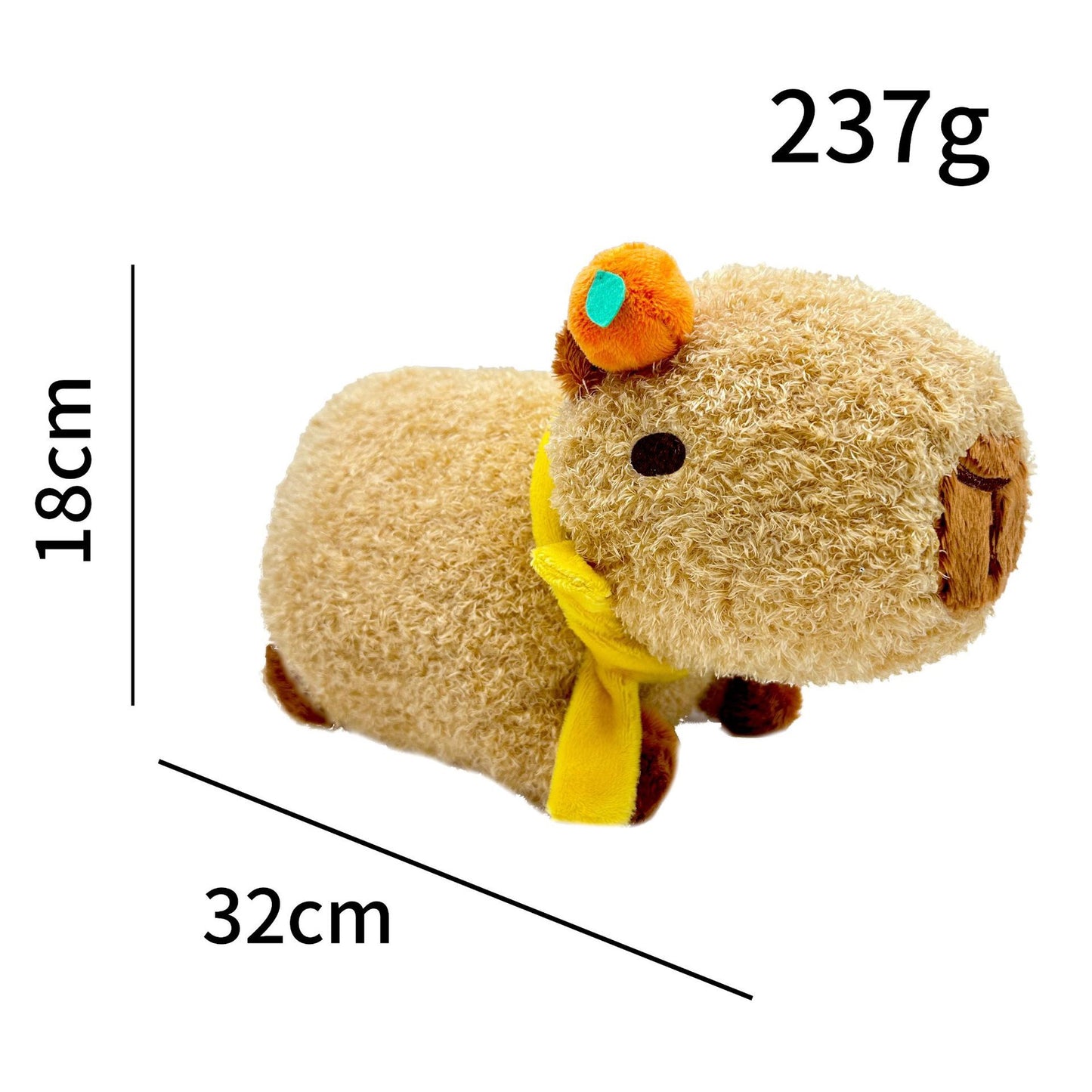 【Ahhkawaii】2023 New Capybara Rodent Plush Life Simulator Stuffed Toy