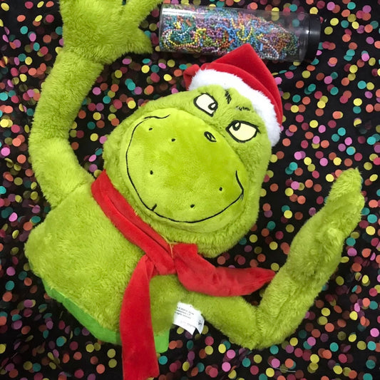 25cm Christmas Grinchh Hand Puppet Plush Toy – Anime Merchandise