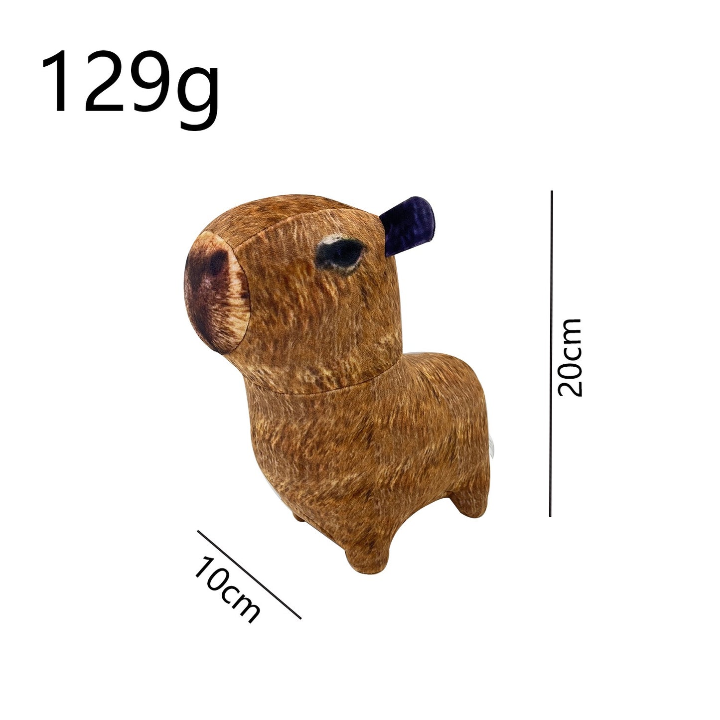 【Ahhkawaii】2023 New Capybara Rodent Plush Life Simulator Stuffed Toy