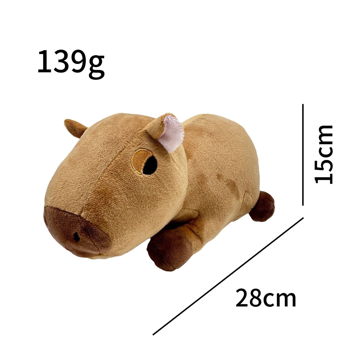 【Ahhkawaii】2023 New Capybara Rodent Plush Life Simulator Stuffed Toy