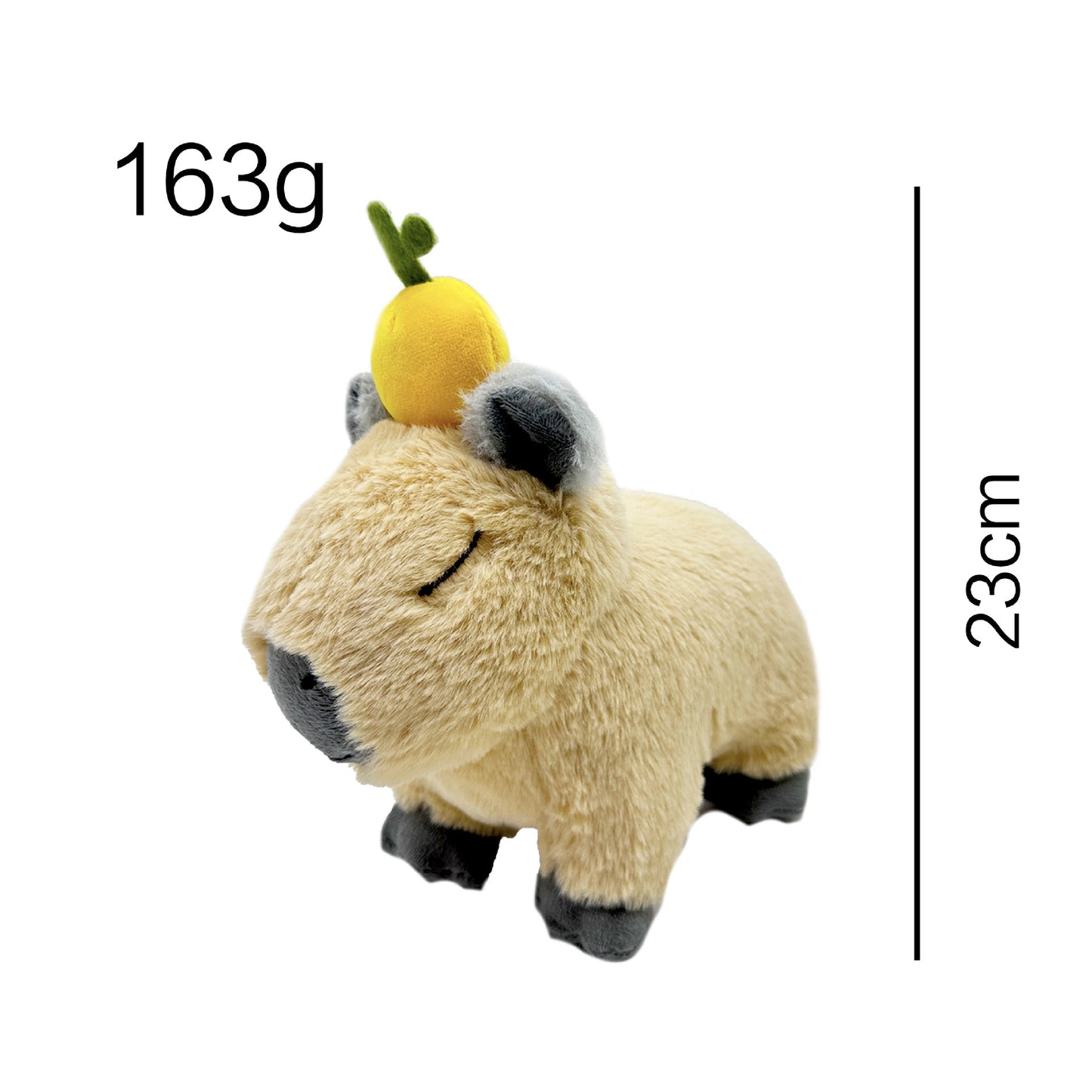 【Ahhkawaii】2023 New Capybara Rodent Plush Life Simulator Stuffed Toy