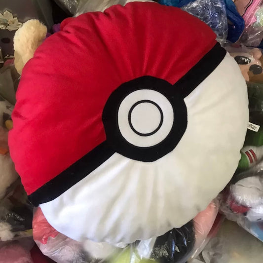 40cm Pokemoon Pok Ball Plush Pillow – Anime Merchandise & Home Décor