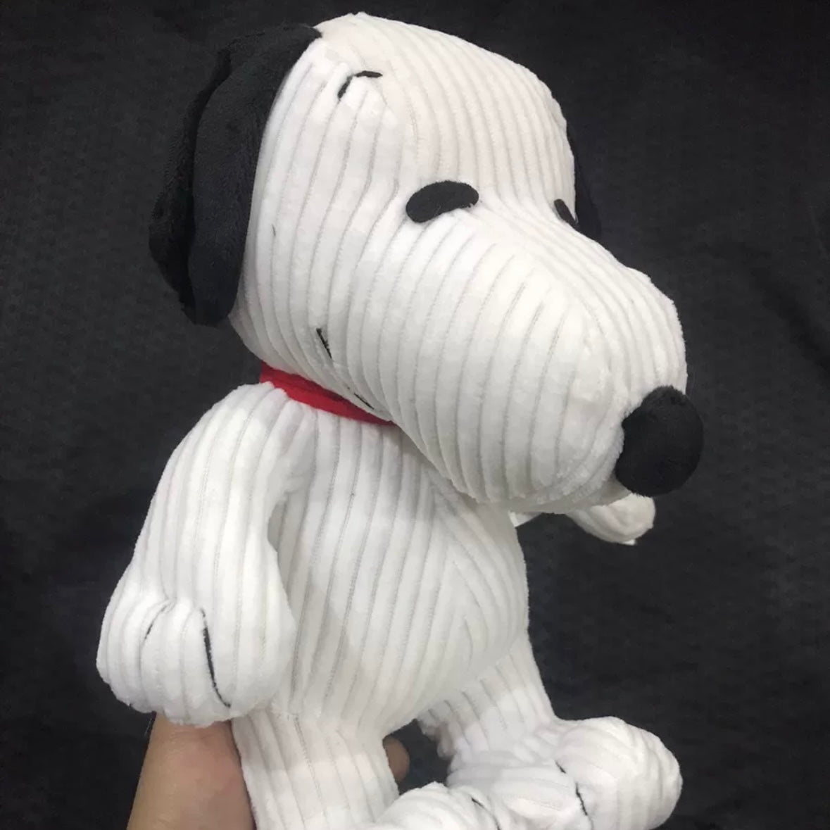 Taiwan Exclusive Sitting White Striped Snoopyy Plush – Limited Edition Collectible