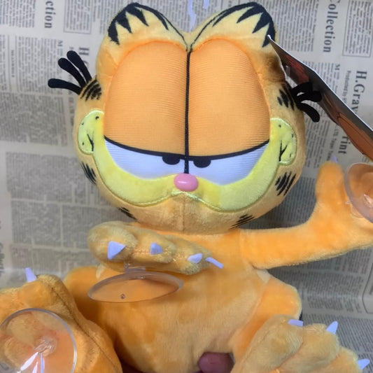 20cm New Garfield Plush Toy – Car Window Suction Cup Gift