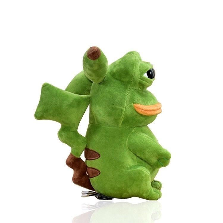 Ugly-Cute Sad Big-Eyed Frog Plush Toy – Adorable Gift 🐸💚