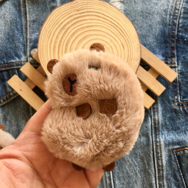【Ahhkawaii】2023 New Capybara Creative and Adorable Plush Brooch Backpack Accessory for the Sweethearts