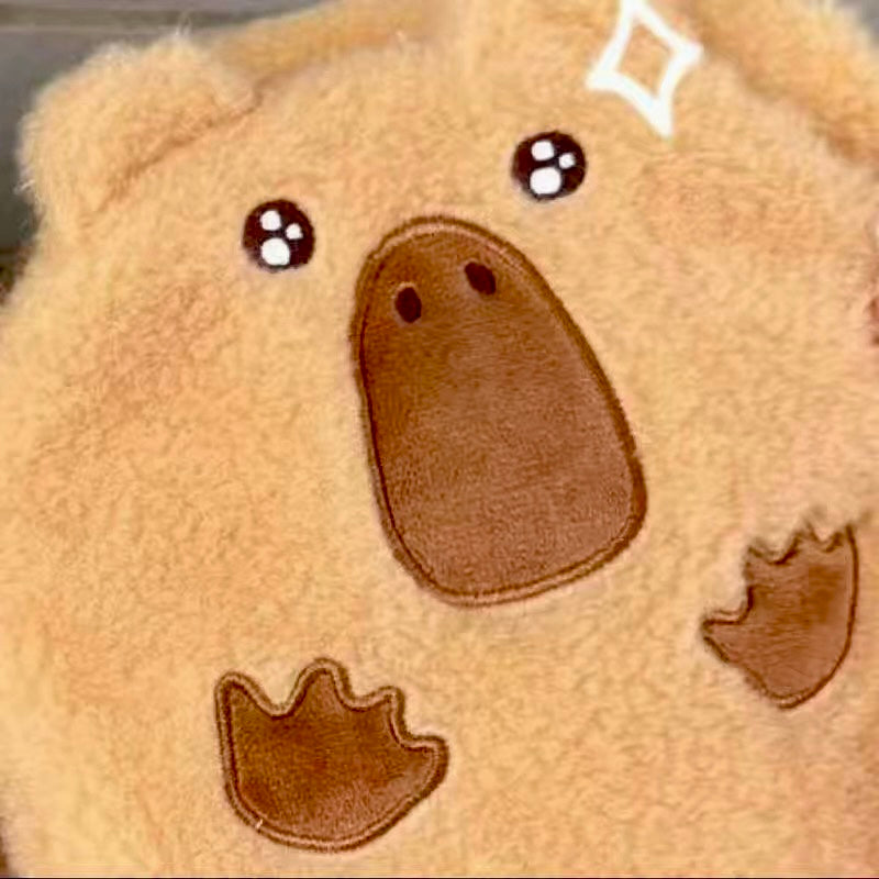 【Ahhkawaii】Capybara Cute INS Style Winter Plush Warm Scarf 2023