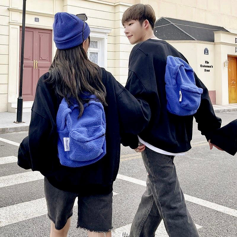 【Ahhkawaii】Cotton Fashionable 3D Backpack, High-End Casual Wind Outerwear, and Couple Hoodies