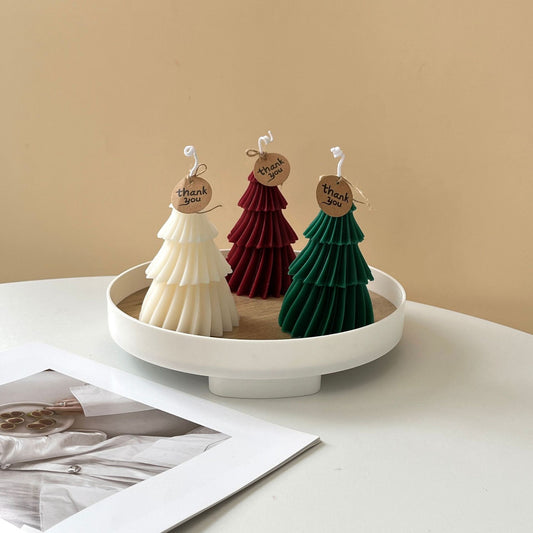 【Ahhkawaii】Christmas Candle Aromatherapy Birthday Party Centerpiece Gift Decoration