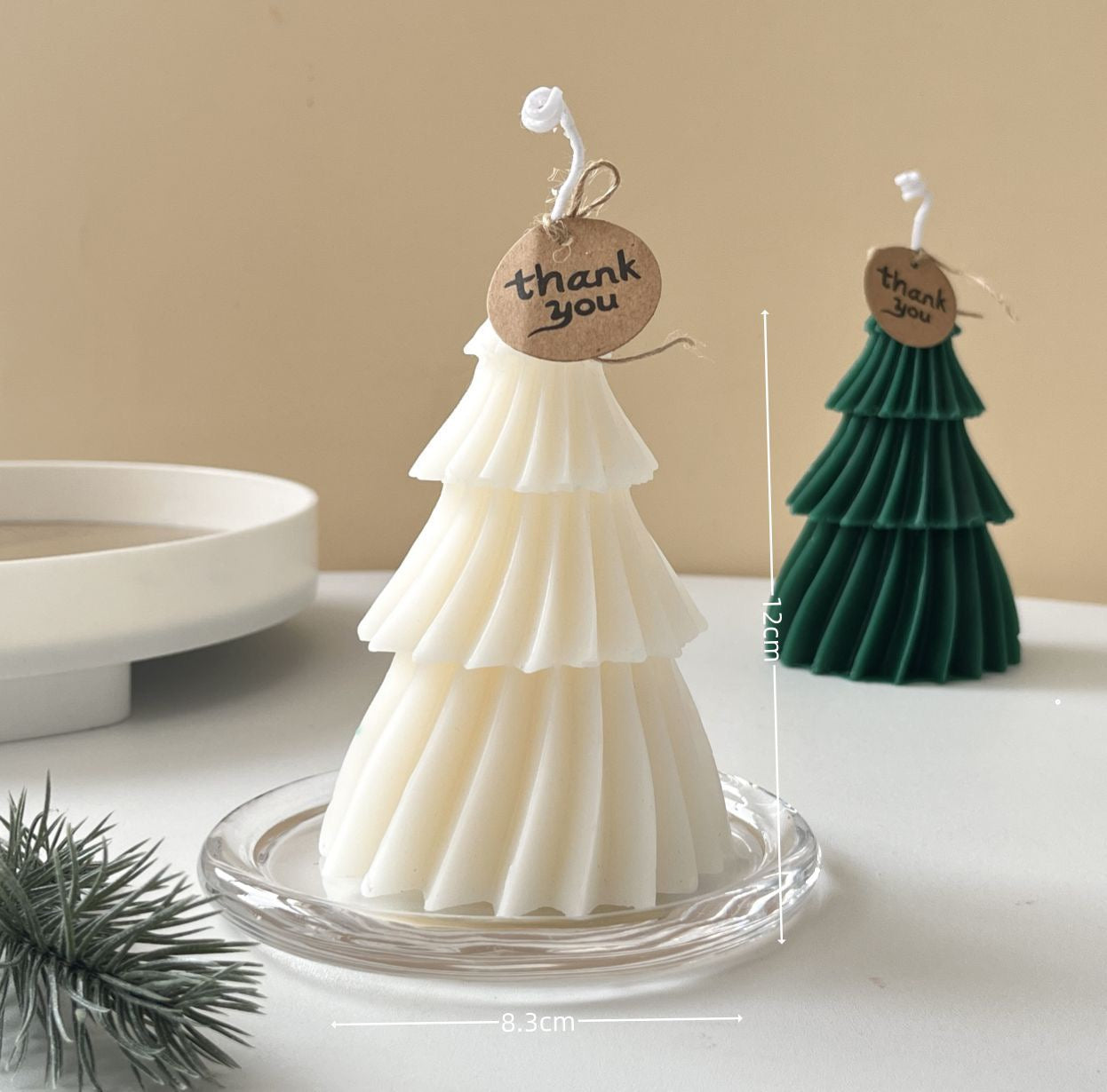 【Ahhkawaii】Christmas Candle Aromatherapy Birthday Party Centerpiece Gift Decoration