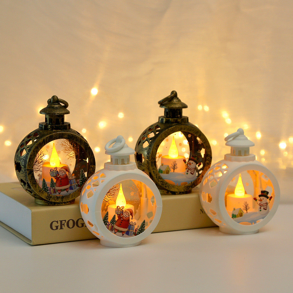 【Ahhkawaii】Christmas Glowing Night Light Pendant for Desktop and Window Display Decoration