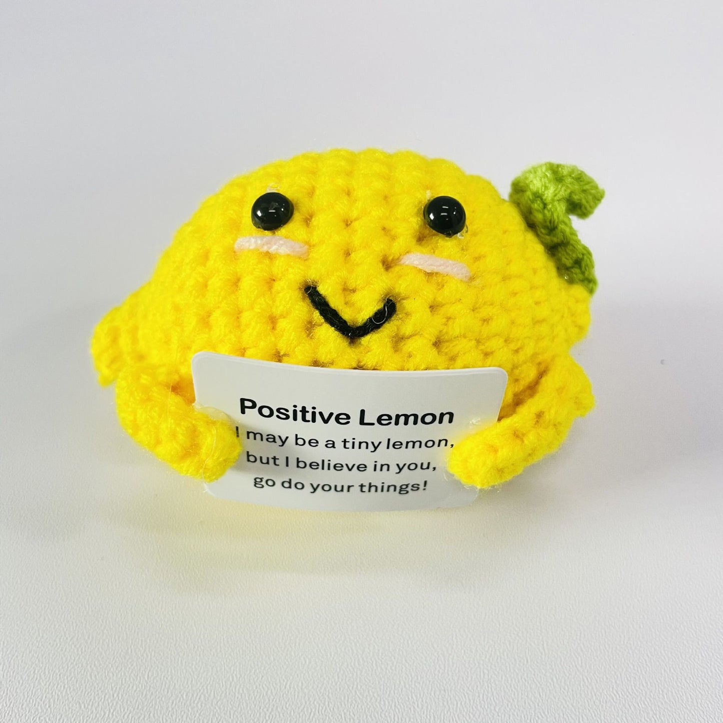 【Ahhkawaii】Handmade Yarn Crocheted Cute Fruit Amusing Emoji Plush Ornament Hanging Decoration