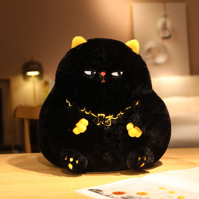 【Ahhkawaii】Soft and Adorable Cat Plush Toy Doll, Perfect for Girls as a Huggable Pillow