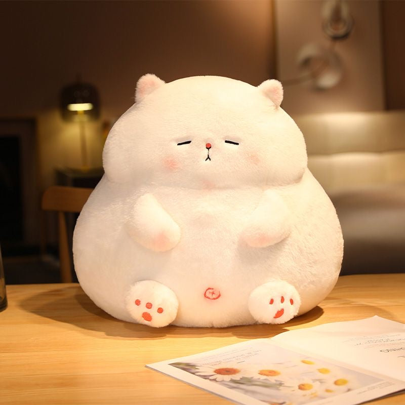 【Ahhkawaii】Soft and Adorable Cat Plush Toy Doll, Perfect for Girls as a Huggable Pillow