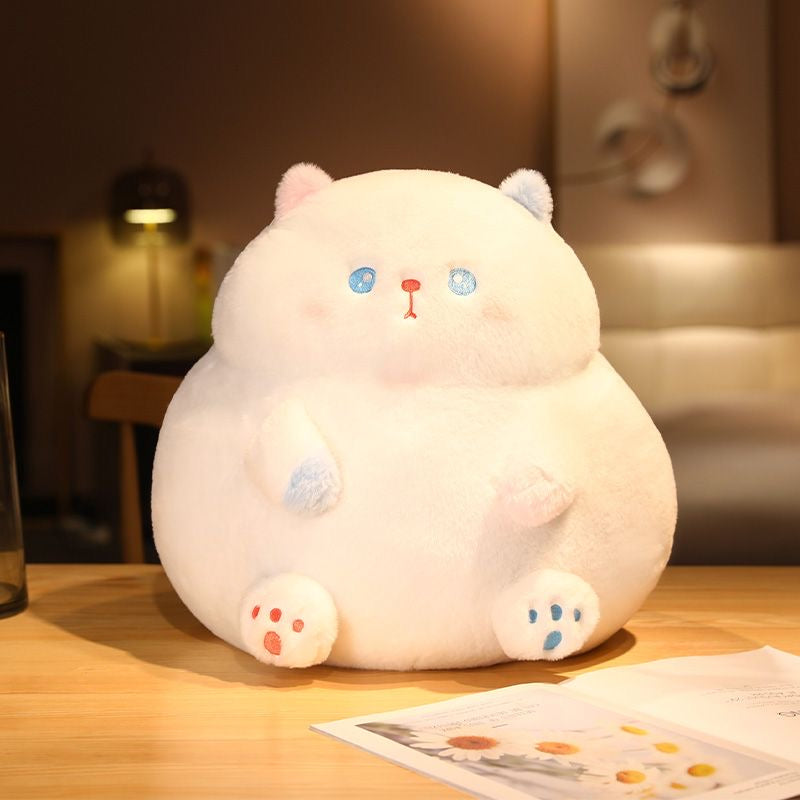 【Ahhkawaii】Soft and Adorable Cat Plush Toy Doll, Perfect for Girls as a Huggable Pillow