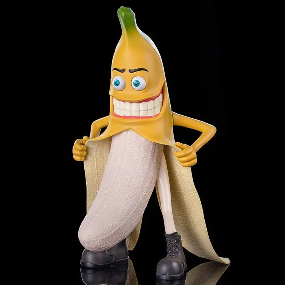 【Ahhkawaii】Mr. Banana Creative Desktop Ornament Decoration Gift